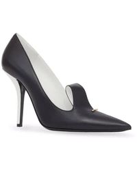 Burberry - Two-tone Leather Point-toe Pumps - Lyst
