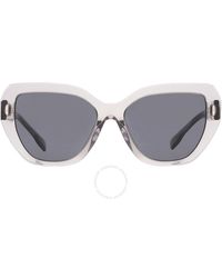 Tory Burch - Dark Grey Cat Eye Sunglasses Ty7194u 195387 55 - Lyst