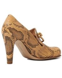 Bottega Veneta - 90Mm Python-Print Pumps - Lyst