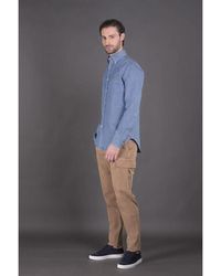 Moorer - Light Button Down Shirt - Lyst