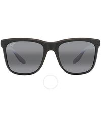 Maui Jim - Pehu Neutral Grey Square Sunglasses - Lyst