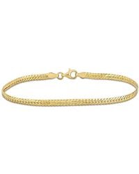 Amour - 3Mm Herringbone Bracelet - Lyst