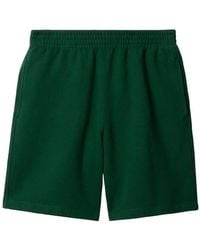 Burberry - Ekd-Patch Cotton Track Shorts - Lyst