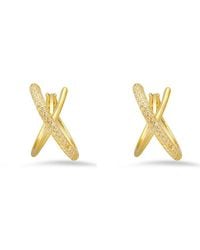 Kylie Harper - 14K Over Cz Hummingbird Stud Earrings - Lyst