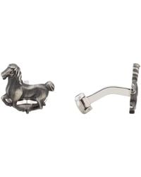 Montblanc - The Legend Of Zodiacs The Horse Steel Cufflinks - Lyst