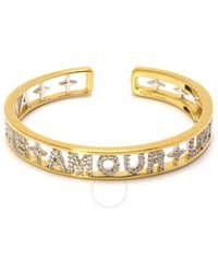 Apm Monaco - Amour Love Open Cuff Bracelet - Lyst