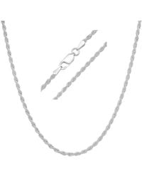 Kylie Harper - Italian Sterling Rope Chain - Lyst