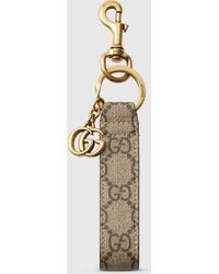 Gucci - Ophidia Keychain, Gg Canvas - Lyst