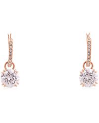 Swarovski - Constella Crystal Hoop Earrings - Lyst