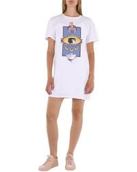 Roberto Cavalli - Ladies Optical Cotton Evil Eye Dress, Brand Size 44 (Us - Lyst