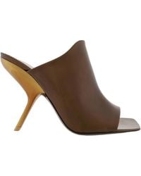 Ferragamo - Ferragamo Era X5 Leather Open-Toe Sandals - Lyst