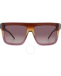 Carolina Herrera - Purple Browline Sunglasses Shn617m Oacz 58 - Lyst
