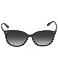 Kate Spade - Grey Shaded Round Sunglasses Alina/f/s 0807/9o 55 - Lyst