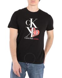 Calvin Klein - Heart Ck Logo Print Regular-fit T-shirt - Lyst