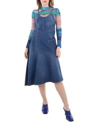JW Anderson - Twisted Denim Cotton Dress, Brand Size 6 (Us - Lyst