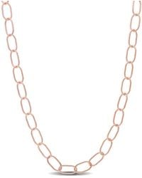 Amour - Twisted Rolo Chain Necklace - Lyst