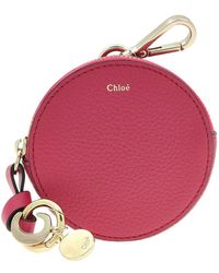 Chloé - Alphabet Leather Coin Purse - Lyst