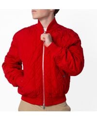 Burberry - Quilted Nylon Bomber Jacket - Lyst