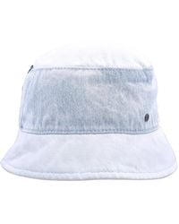 Maison Michel - Ladies Axel Cotton Denim Bucket Hat - Lyst