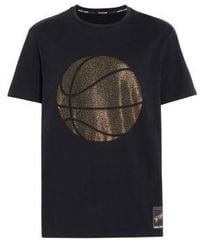 Roberto Cavalli - Hotfix Crystal-Embellished Basketball T-Shirt - Lyst