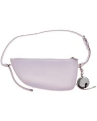 Burberry - Mini Shield Leather Shoulder Bag - Lyst
