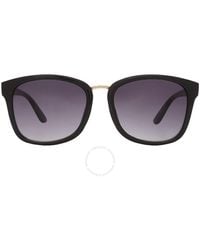 Guess Factory - Smoke Gradient Square Sunglasses Gf0327 01b 57 - Lyst