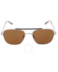Calvin Klein - Brown Navigator Sunglasses - Lyst