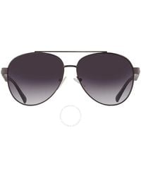 Kenneth Cole - Smoke Gradient Pilot Sunglasses Kc1394 08b 59 - Lyst