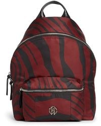 Roberto Cavalli - Sienna And Zebra Print Fabric Backpack - Lyst