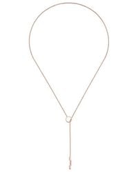 Gucci - Link To Love Lariat Rose Necklace - Lyst