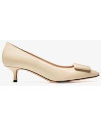 Bally - Claudie 45 Leather Pumps, Brand Size 35 Us - Lyst