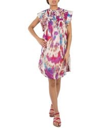 Isabel Marant - Leazali Pleat Detailed Mini Dress - Lyst