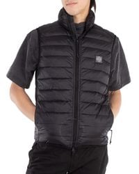Stone Island - Quilted Sleeveless Padded Vest - Lyst