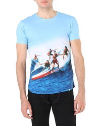Orlebar Brown - Surf-print Photographic T-shirt - Lyst