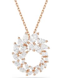 Swarovski - Mesmera Pendant, Marquise Cut, 18K Rose Finish - Lyst