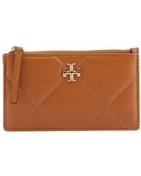 Tory Burch - Card-Holder With Double T Detail - Lyst