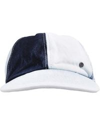 Maison Michel - Tiger Cotton Denim Baseball Cap - Lyst