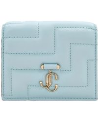 Jimmy Choo - Hanne Jc Emblem Leather Wallet - Lyst