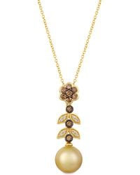 Le Vian - Chocolatier Pendant Golden South Sea Pearl - Lyst