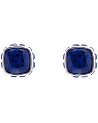 Swarovski - September Birthstone Stud Earrings - Lyst