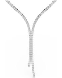 Swarovski - Matrix Round-Cut Cystal Y Necklace - Lyst