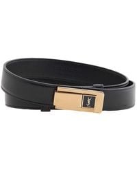 Saint Laurent - Charniere Buckle Belt - Lyst