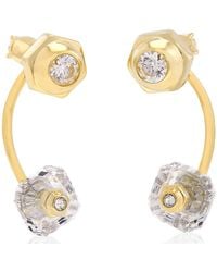 Swarovski - Numina Earring Jackets, Mixed Cuts, -Tone Plated - Lyst