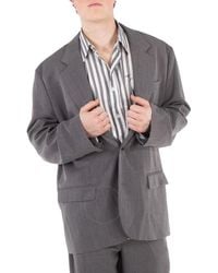 Acne Studios - Relaxed Fit Single-Breasted Suit Jacket, Brand Size 52 (Us - Lyst