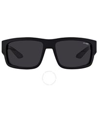 Arnette - Dark Rectangular Sunglasses An4221 44787 62 - Lyst