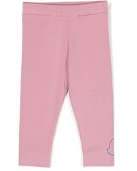 Moncler - Cotton Leggings - Lyst