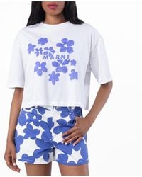 Marni - Daisy Garden Print Cotton T-Shirt - Lyst