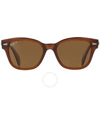 Ray-Ban - Polarized Square Sunglasses Rb0880s 664057 52 - Lyst