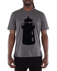 Emporio Armani - Graphic-Print Cotton T-Shirt - Lyst