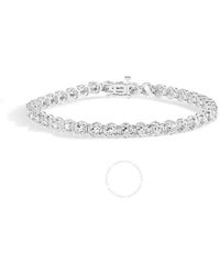 Haus of Brilliance - 10k Gold 3.00 Cttw Miracle Set Diamond Bezel Link Style Tennis Bracelet - Lyst